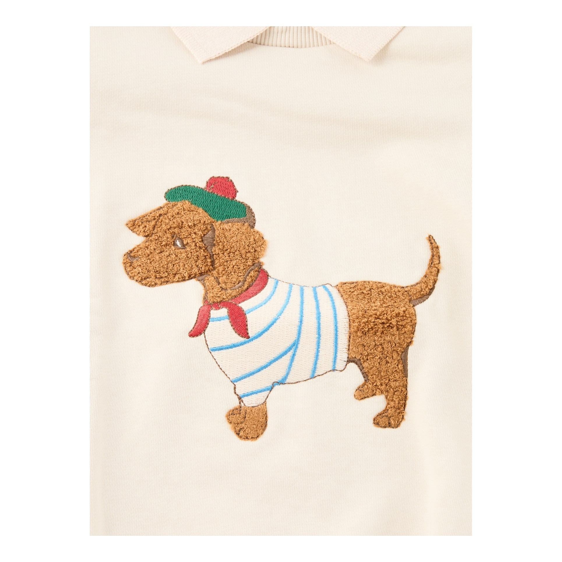 konges slojd 'Spotty' Brown Sweatshirt, Front view – UNGER.DE