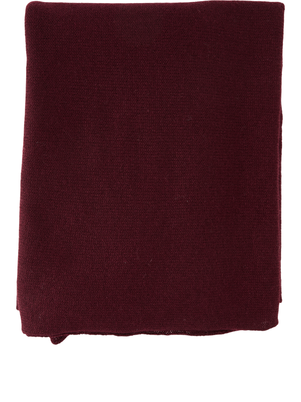 Cashmere scarf bordeaux