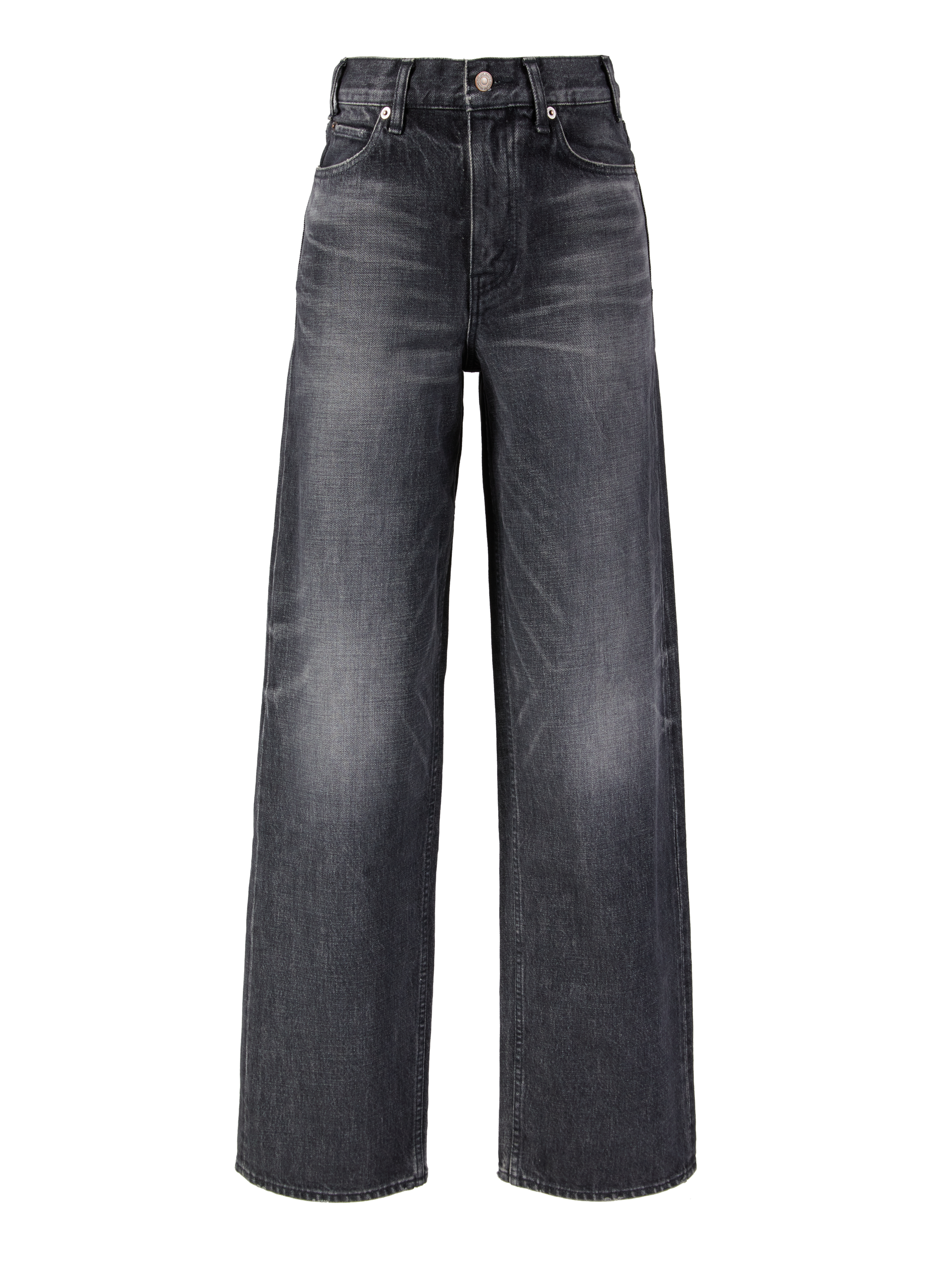 Wide-Leg Jeans 'Kitty' Anthrazit
