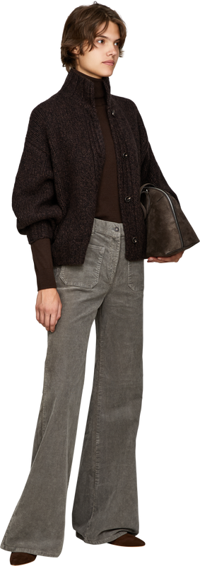 Boot-Cut Hose 'Florence' Grau