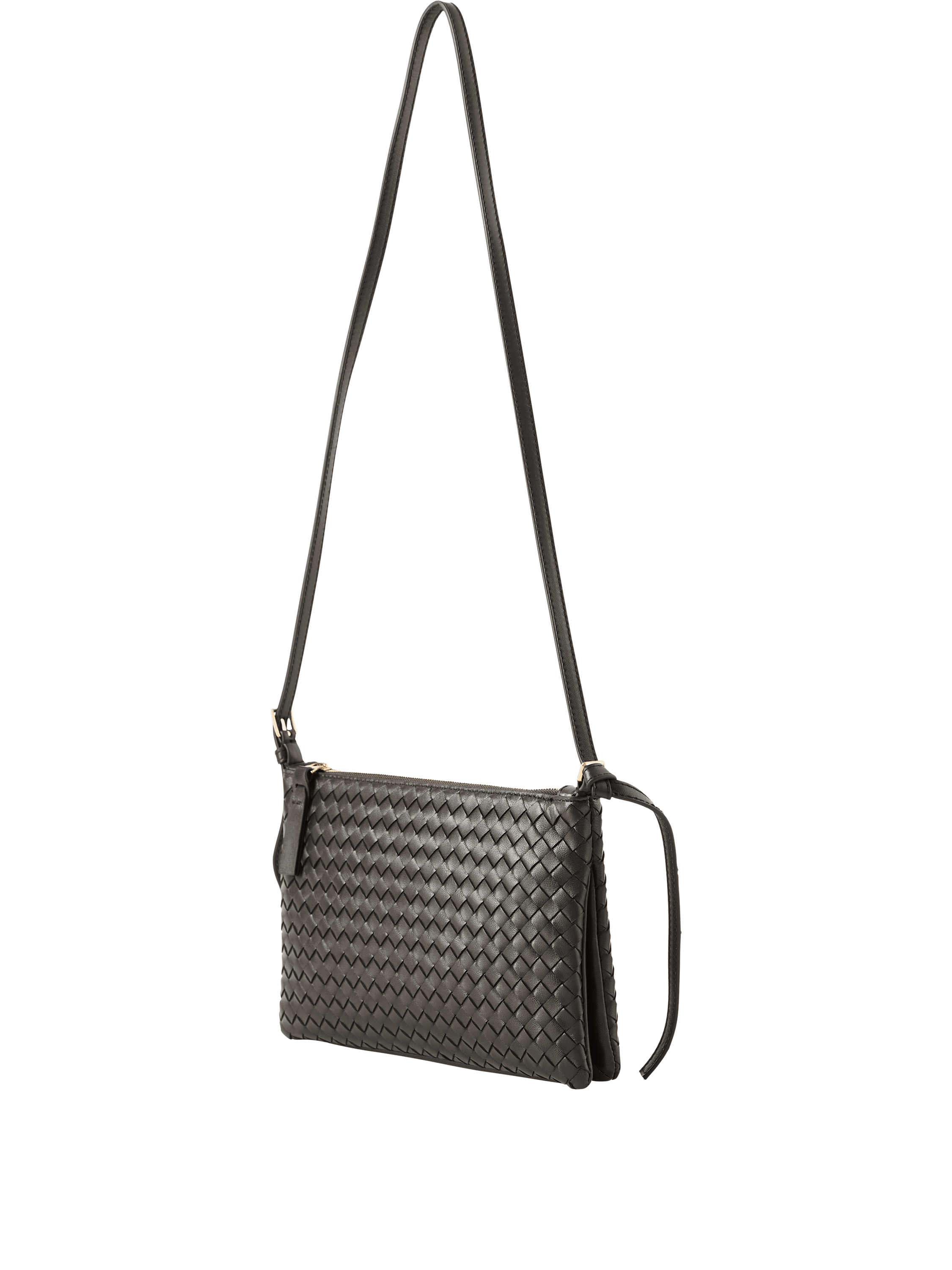 Bottega Veneta 'Pouch Medium' shoulder bag in Espresso, Front view – UNGER.DE