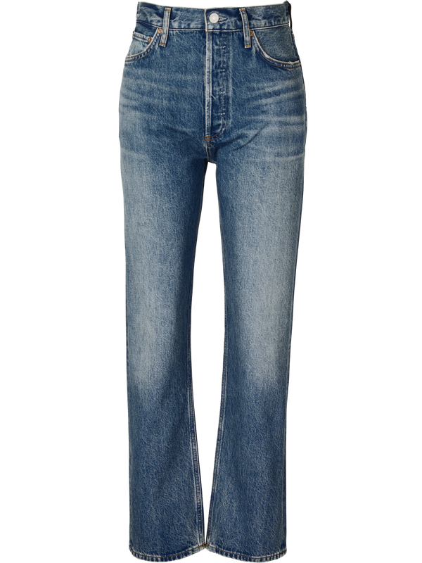 Straight-leg jeans '90s Pinch Waist' Mid-blue