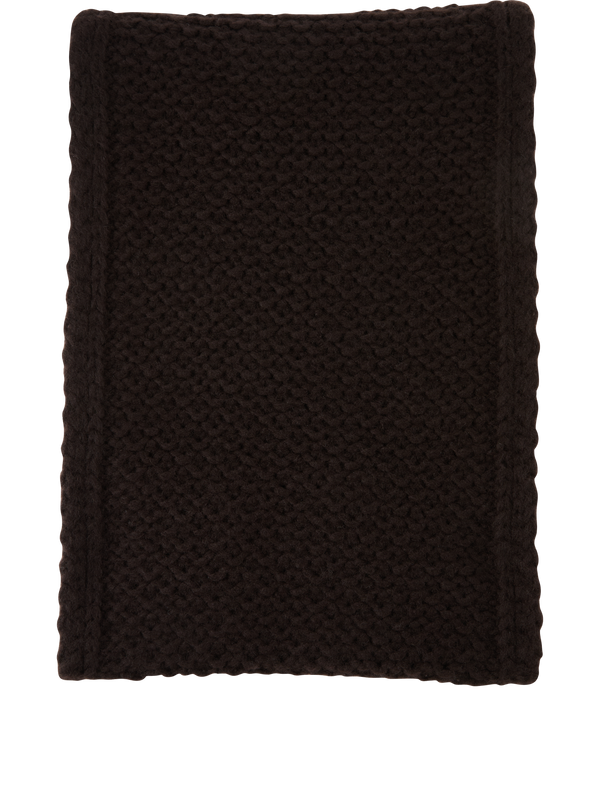 Cashmere-silk scarf 'Andarita' chocolate