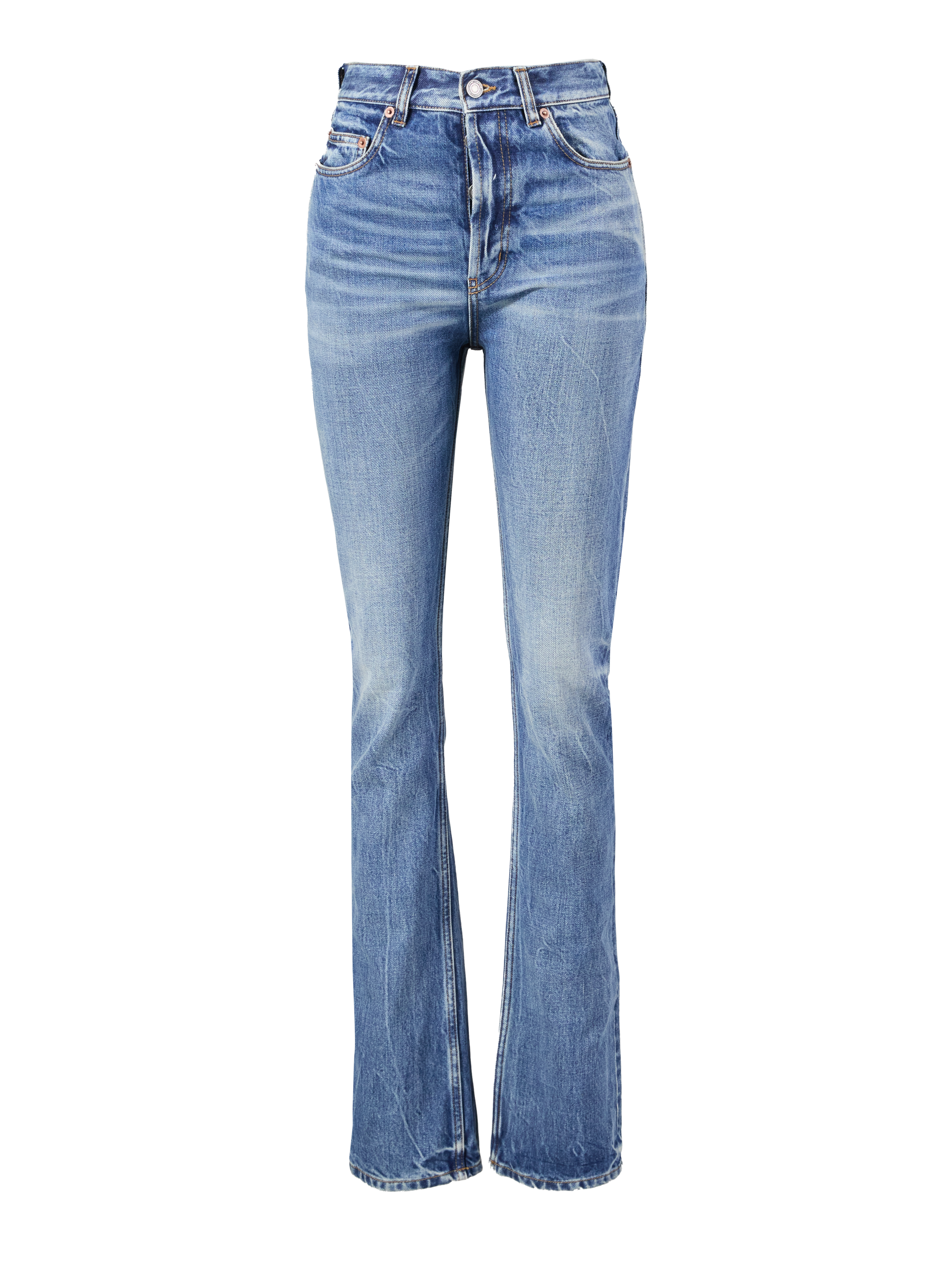 Straight-Leg Jeans in Marineblau