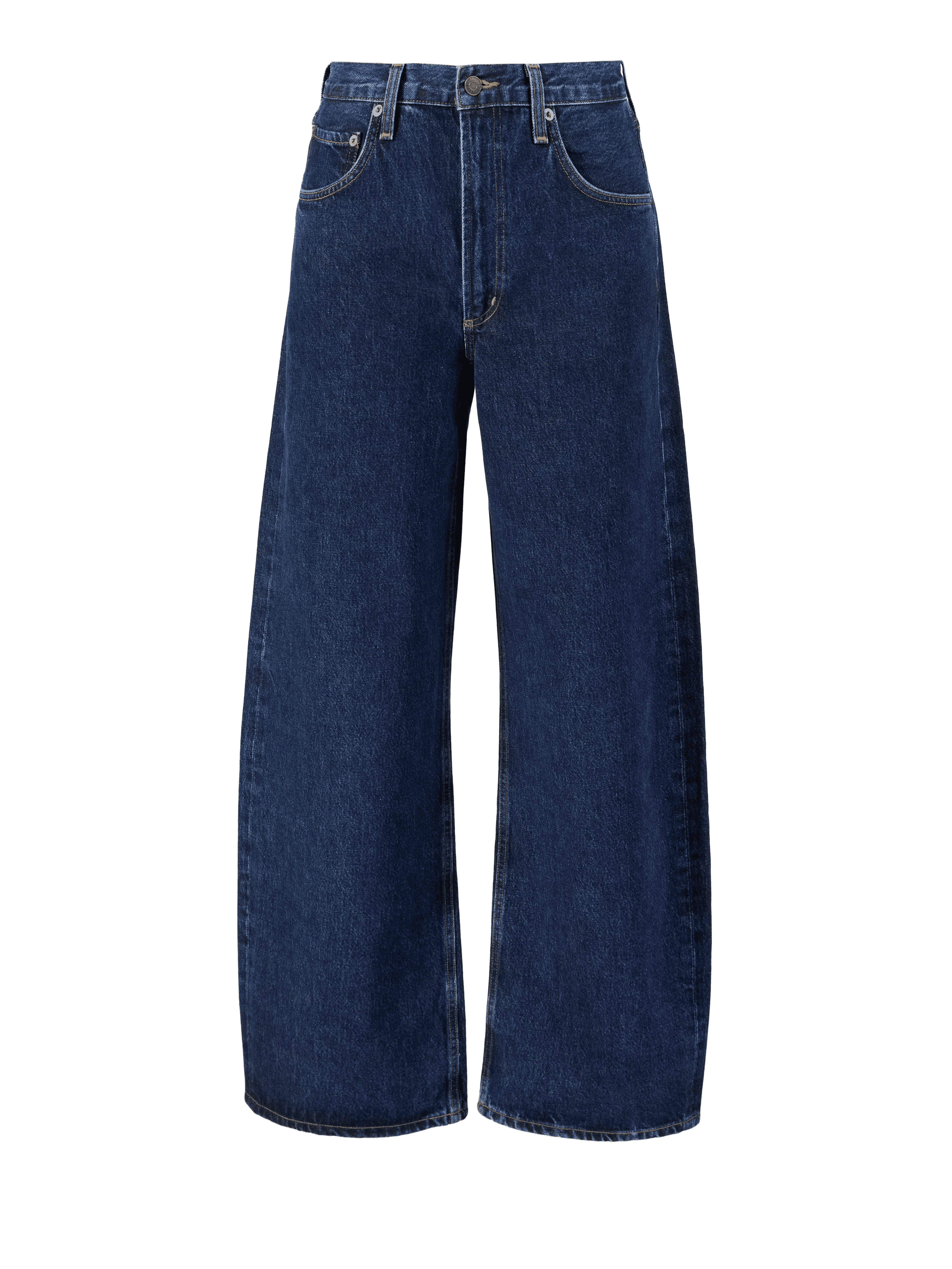 Relaxed-Fit-Jeans Mittelblau