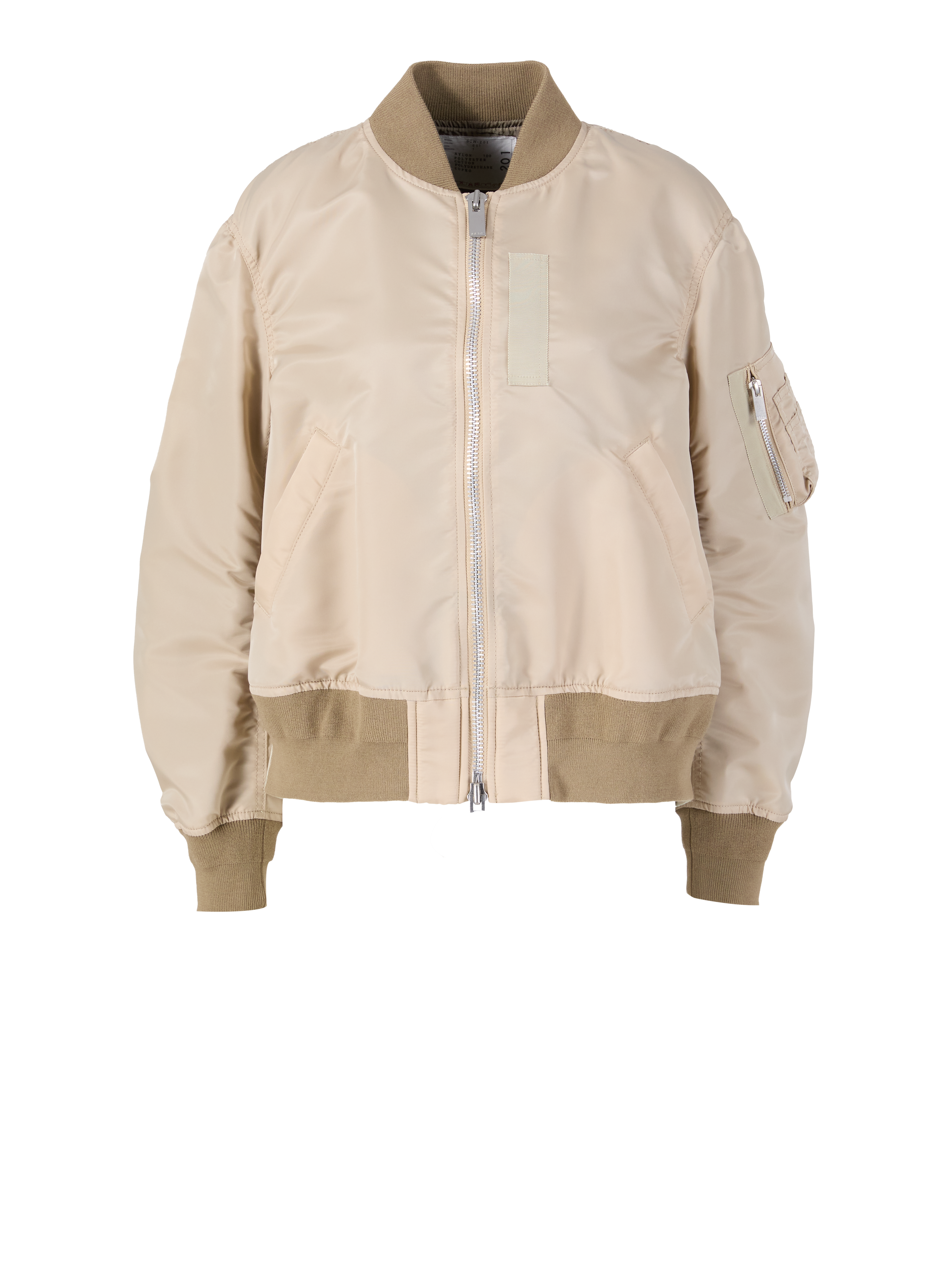 Bomberjacke in Beige