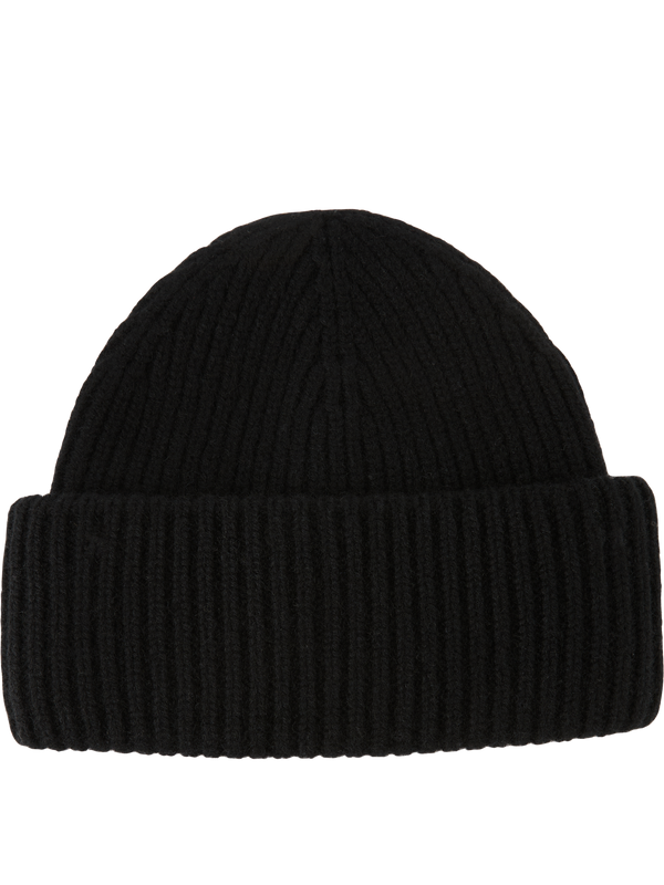 Cashmere-Beanie Black
