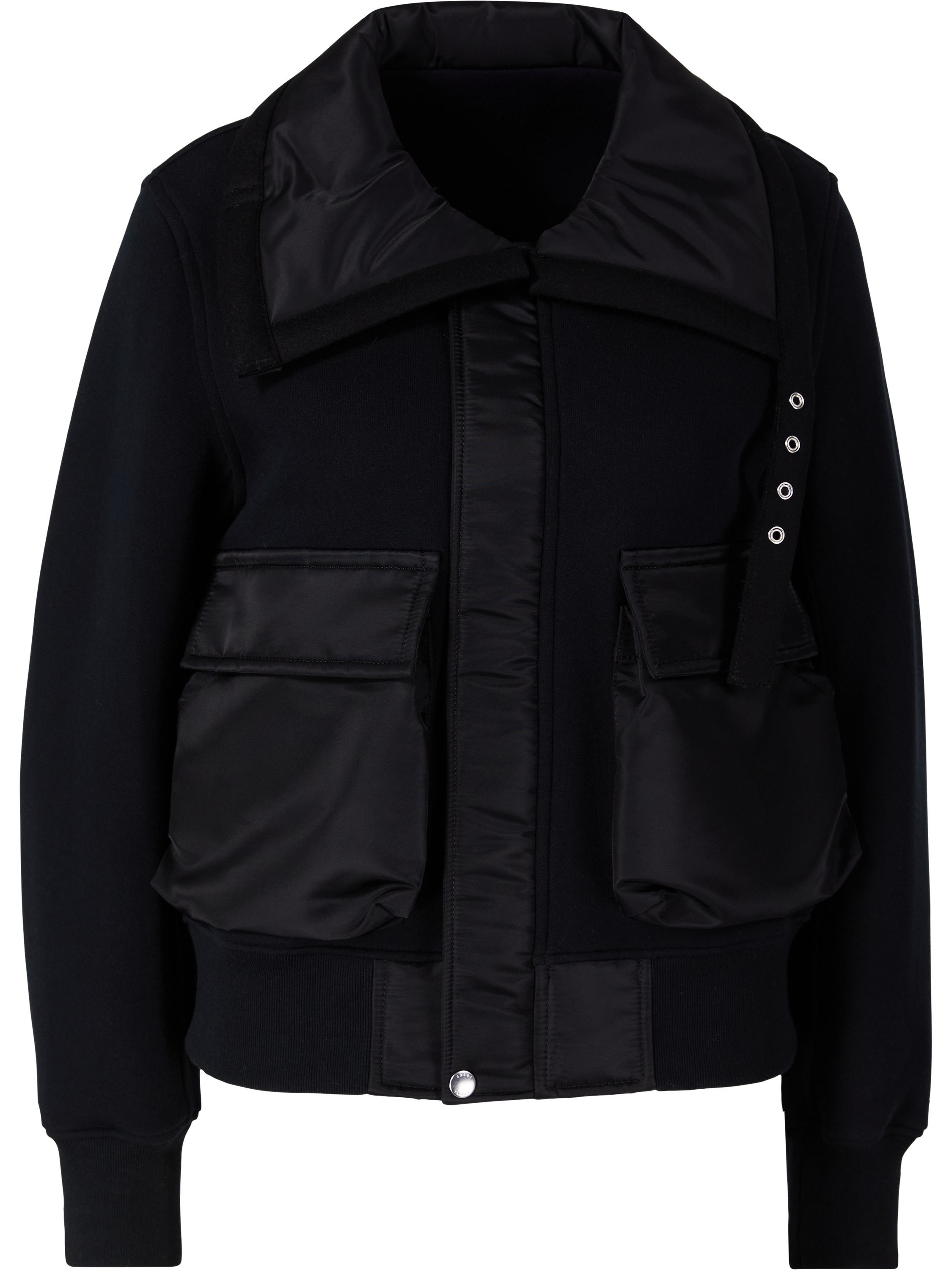 Sacai Blouson 'Sponge Sweat' Schwarz, Produktansicht – UNGER.DE