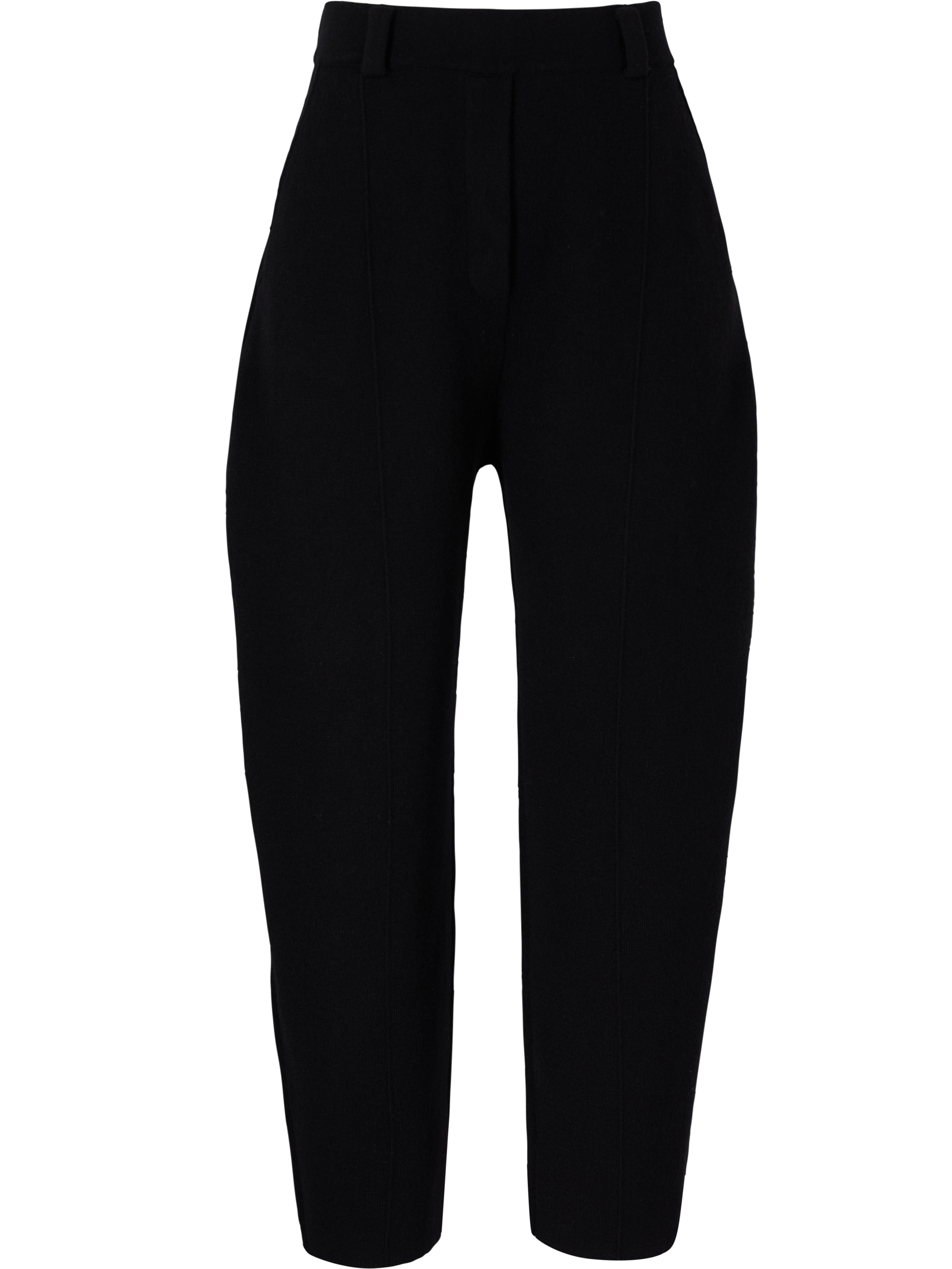 'Wrenda' Black Cashmere Trousers