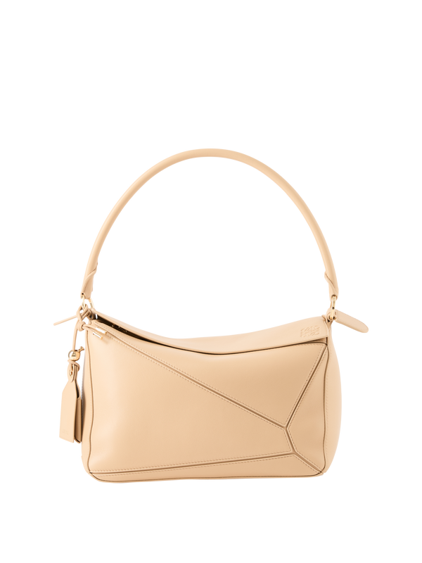 Schultertasche Paula's Ibiza ‘Puzzle Featherlight Medium' Silk Beige