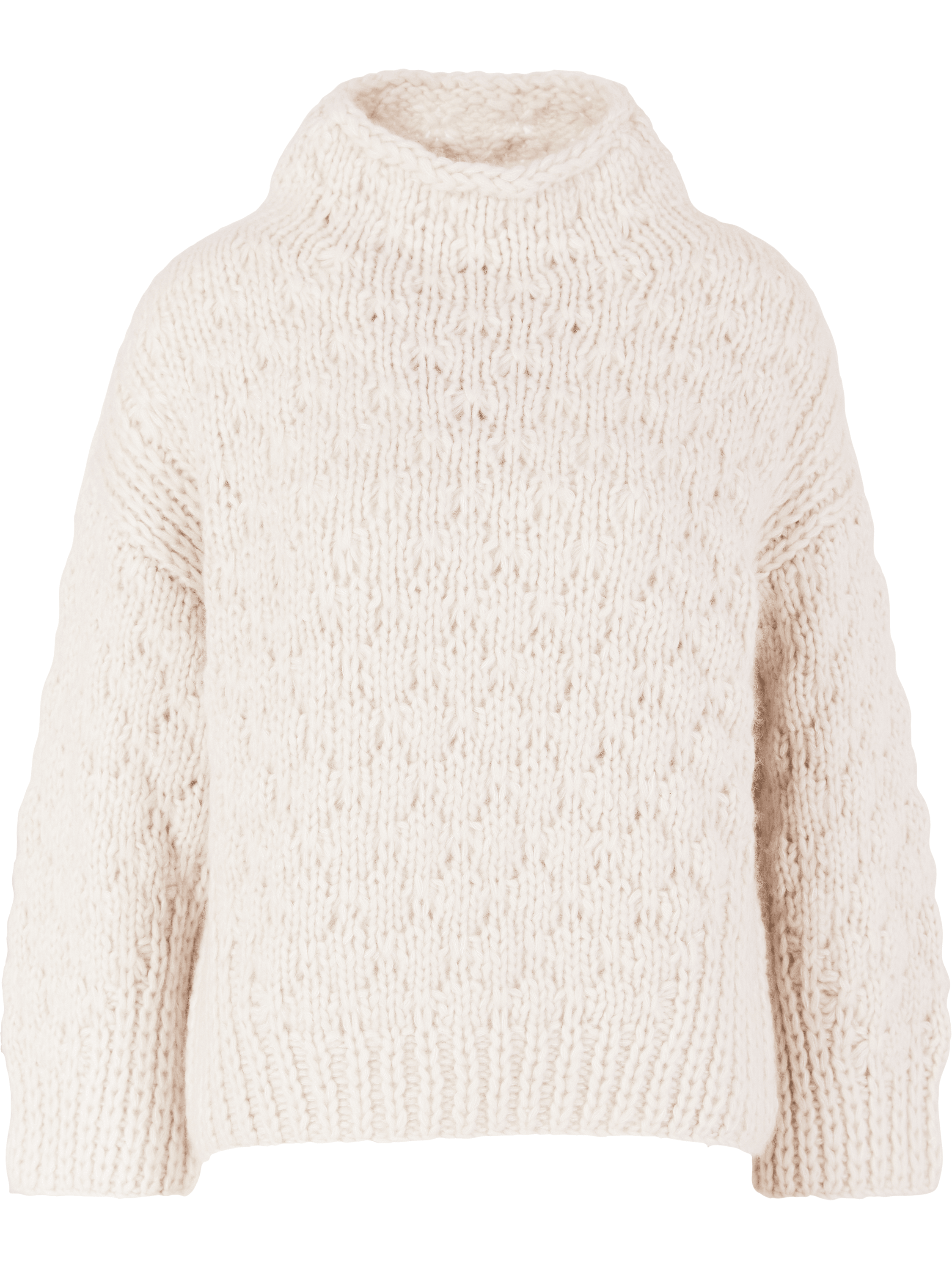 Iris von Arnim Handstrick Pullover 'Lunara' aus Cashmere und Seide Alabaster, Product view – UNGER.DE