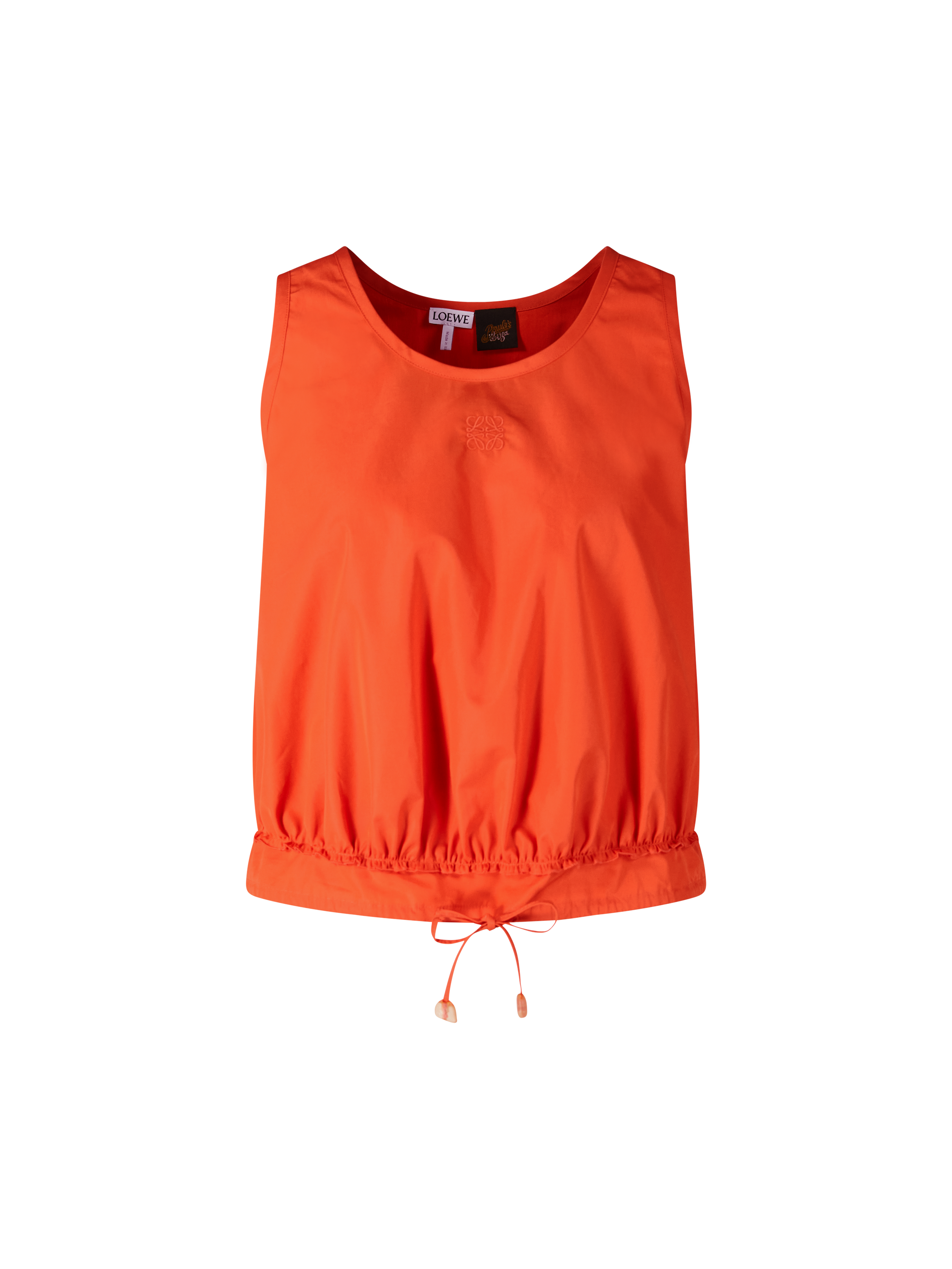 Top Paula's Ibiza mit Anagram Stickerei Orange