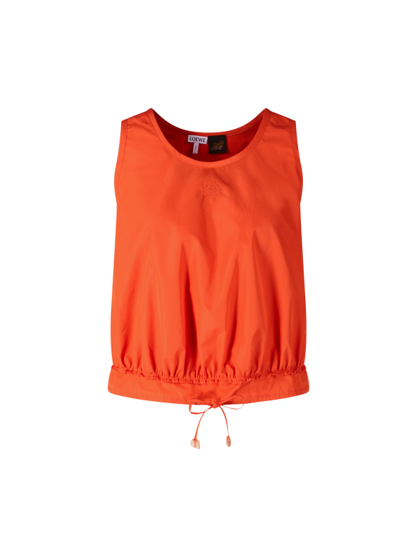 Top Paula's Ibiza mit Anagram Stickerei Orange