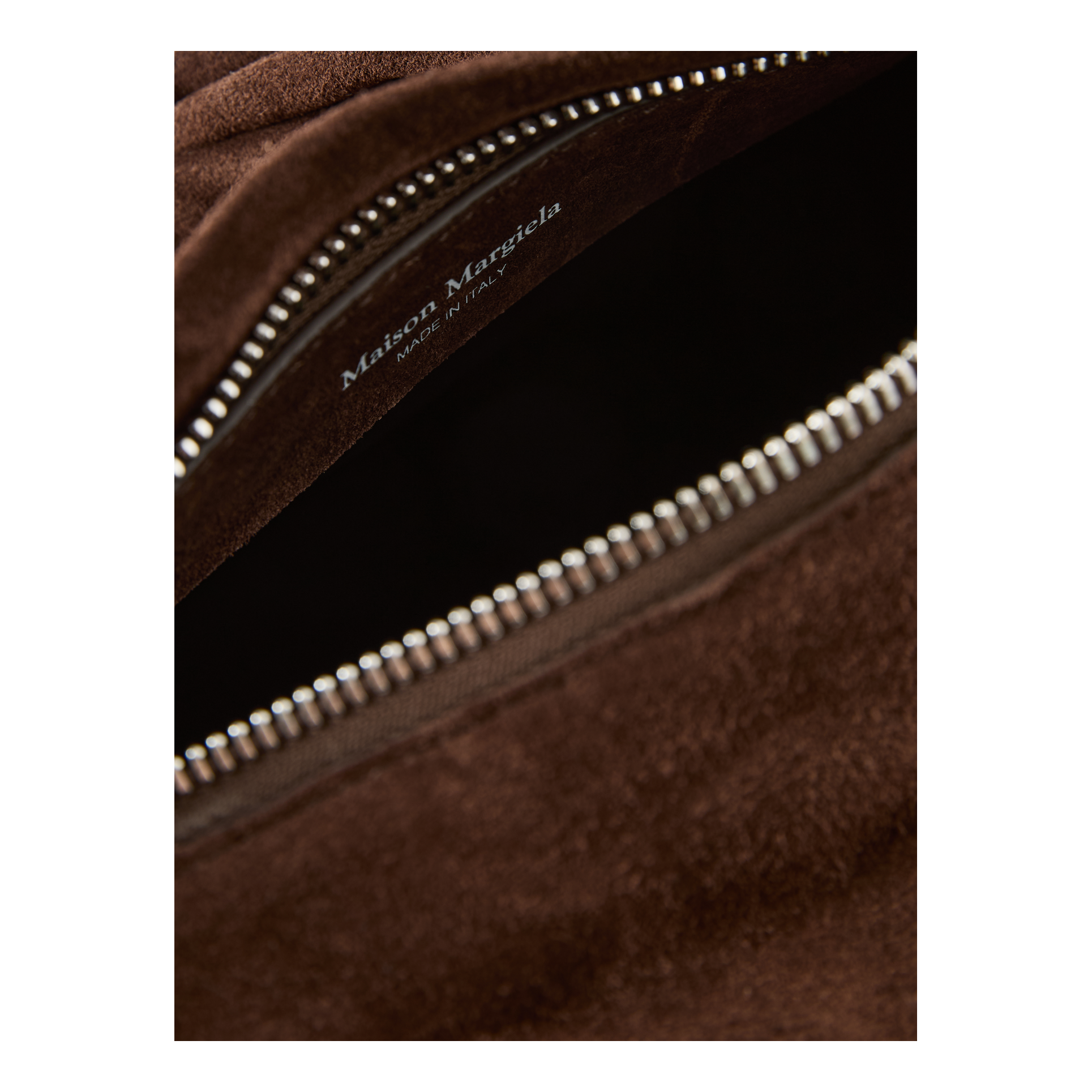 Maison Margiela Handtasche 'Box Bag East West Small' Dunkelbraun, Detailansicht – UNGER.DE