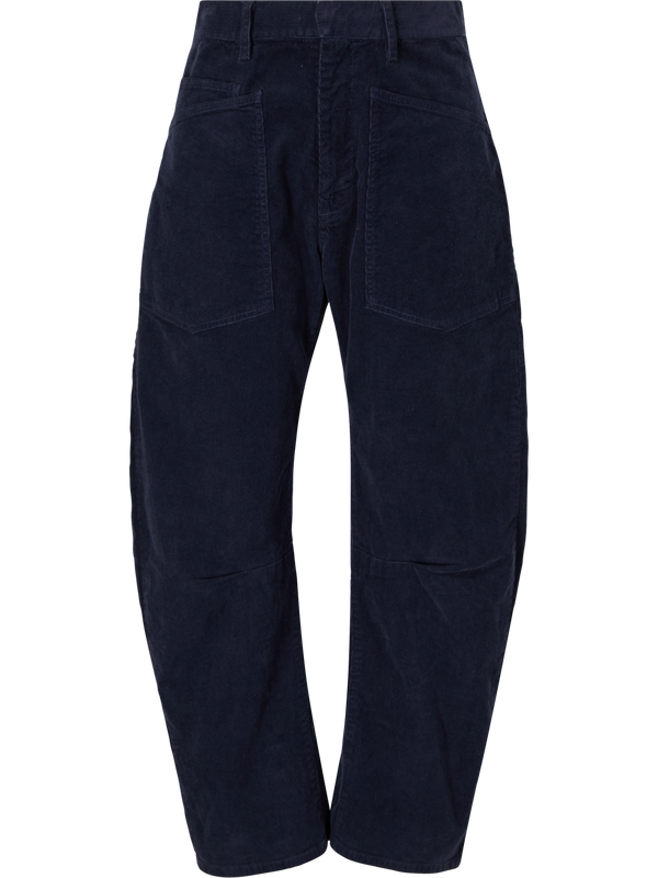 Cordhose 'Shon' Marineblau