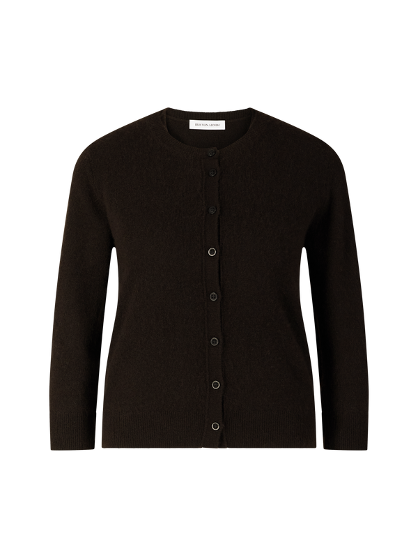 Cashmere-Seide Twin-Set 'Niara' Chocolate