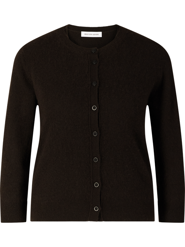 Cashmere-Seide Twin-Set 'Niara' Schokolade