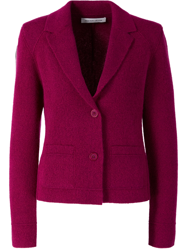 'Davita' Ruby Cashmere and Silk Blazer