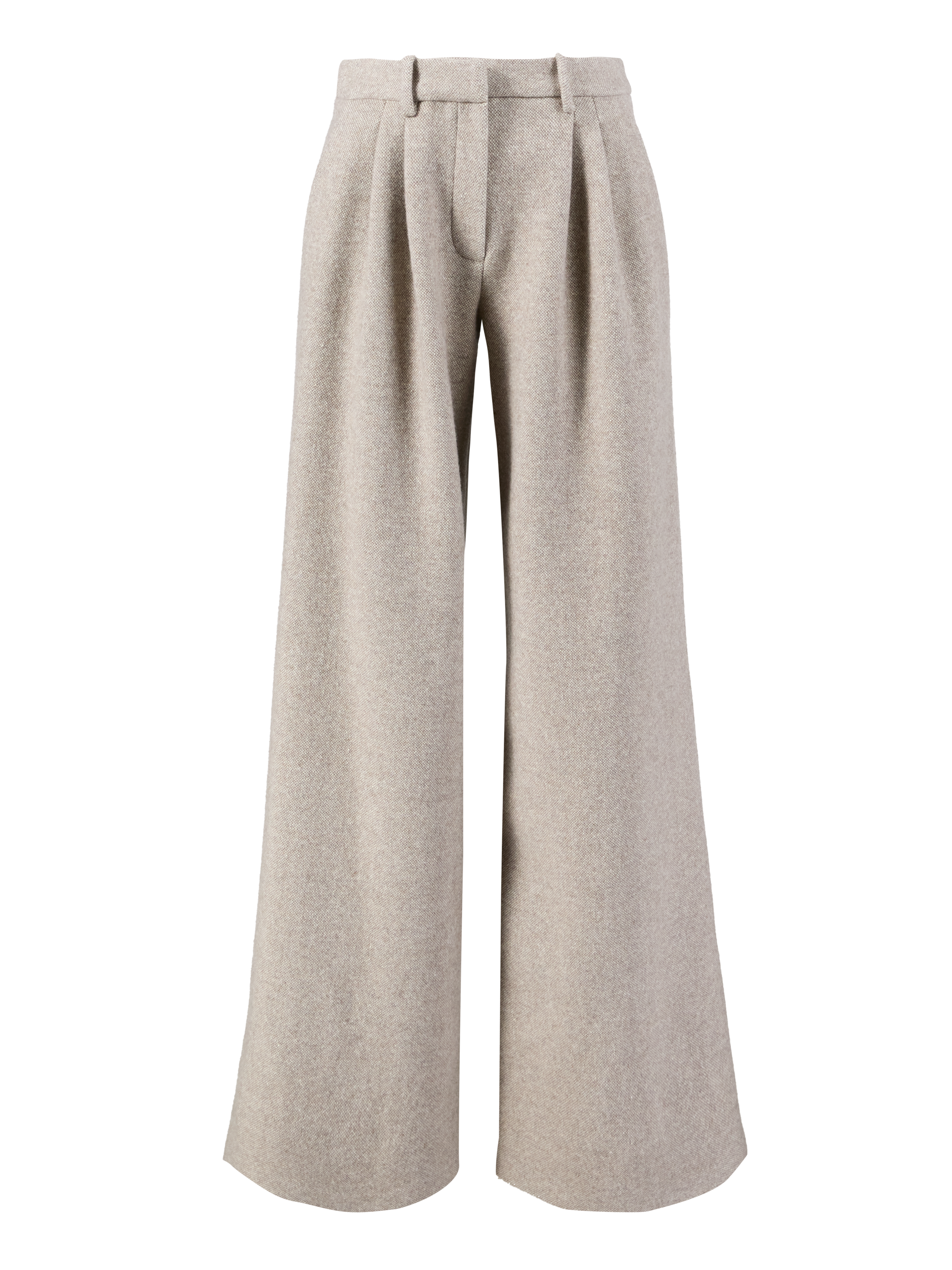 Woll-Cashmere-Hose Beige