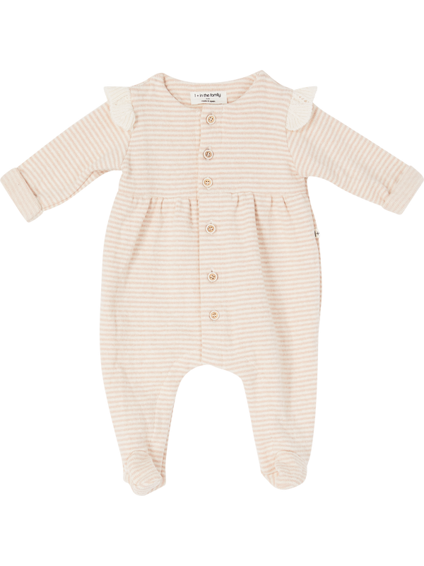 'Orleans' Rosé Striped Bodysuit