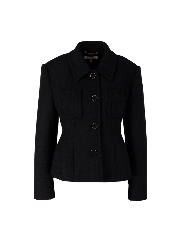 Black wool blazer
