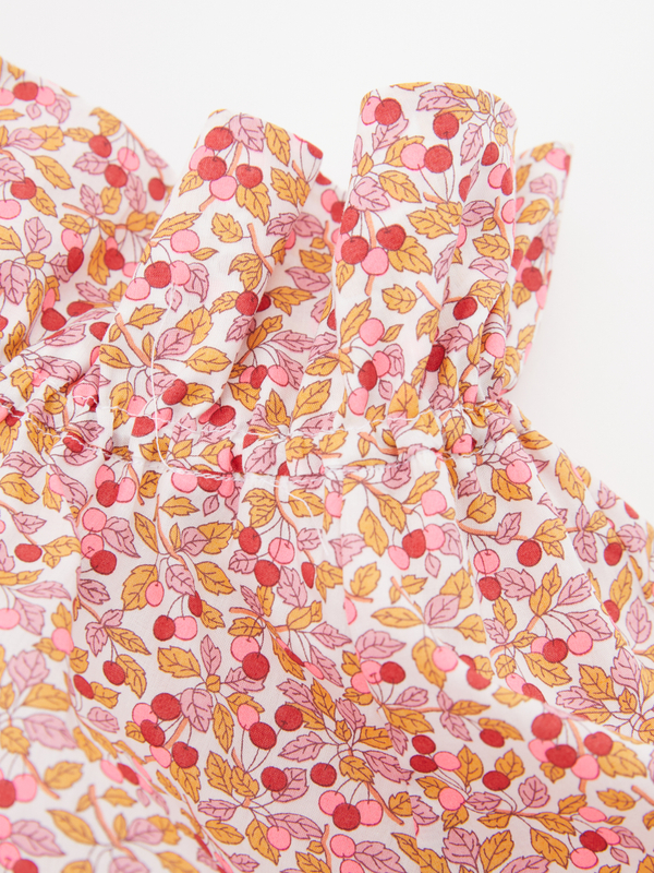 Florale Baumwollbluse Multi