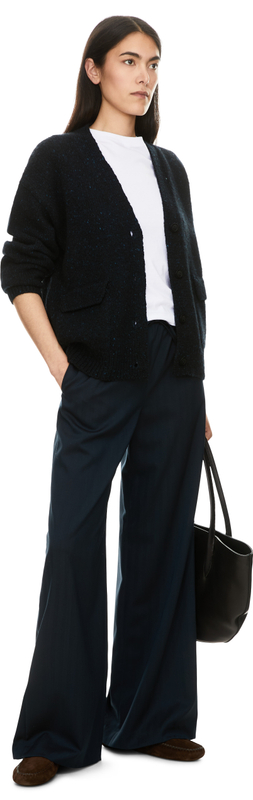 Woll-Cashmere-Strickjacke ‘Talisa' Navy