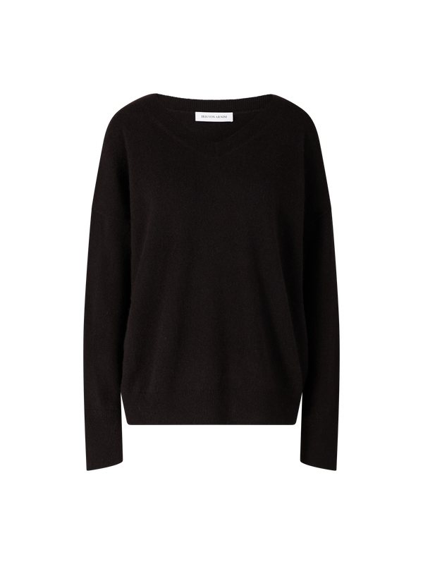 Cashmere-Seidenpullover 'Naelda' Schokolade