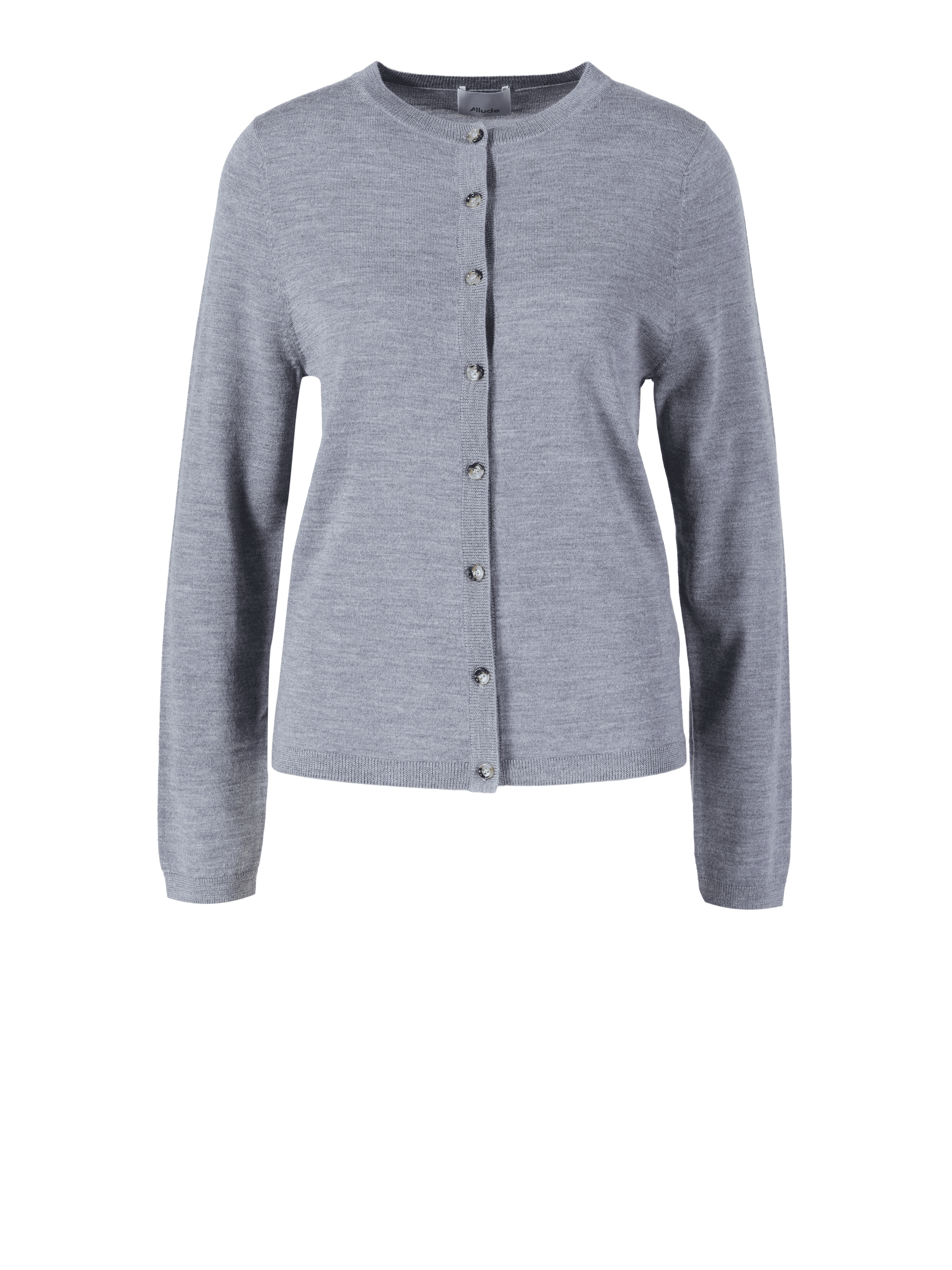 Wool cardigan in grey