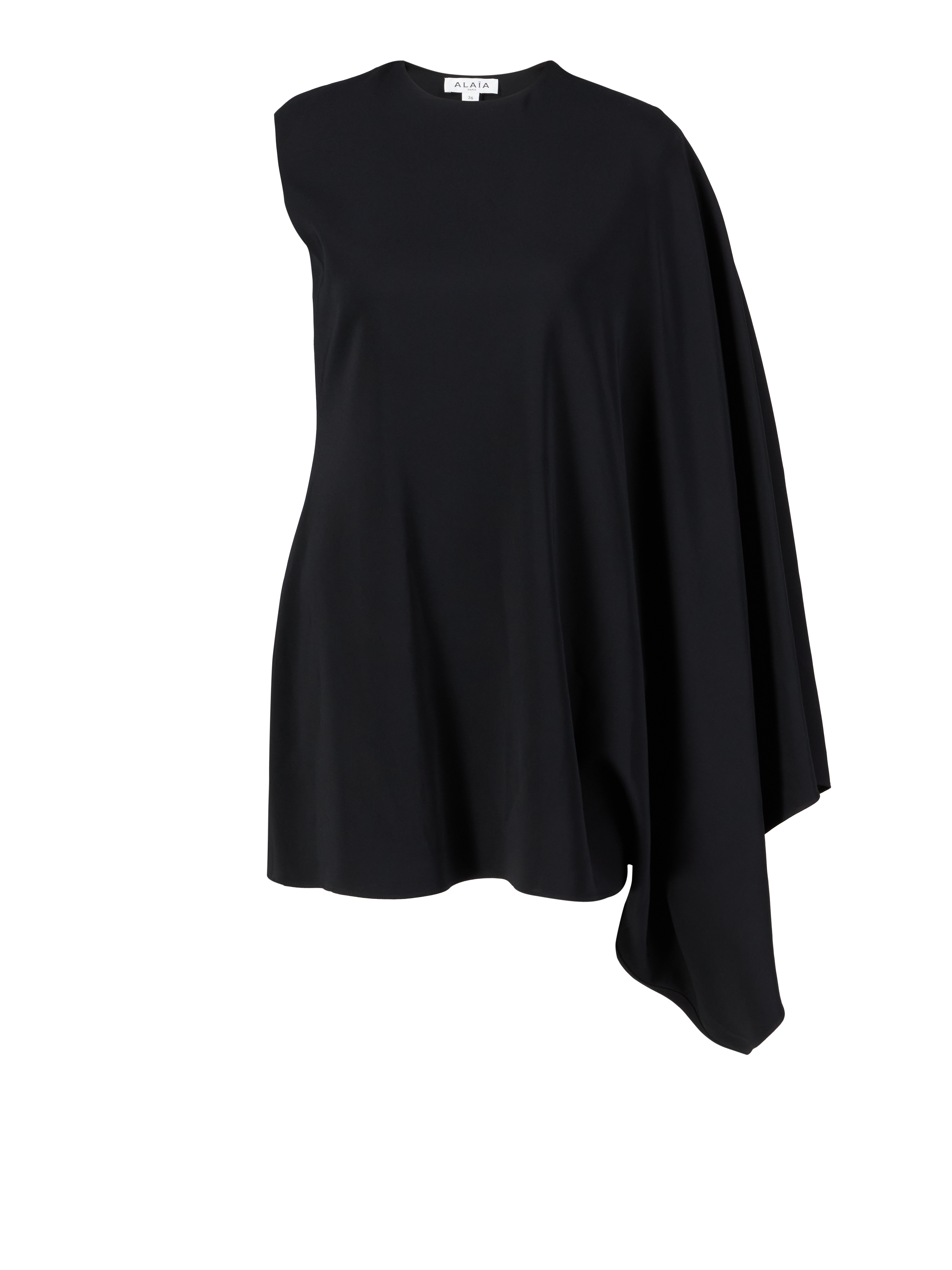 Asymmetrisches Kleid 'Kaftan' Schwarz