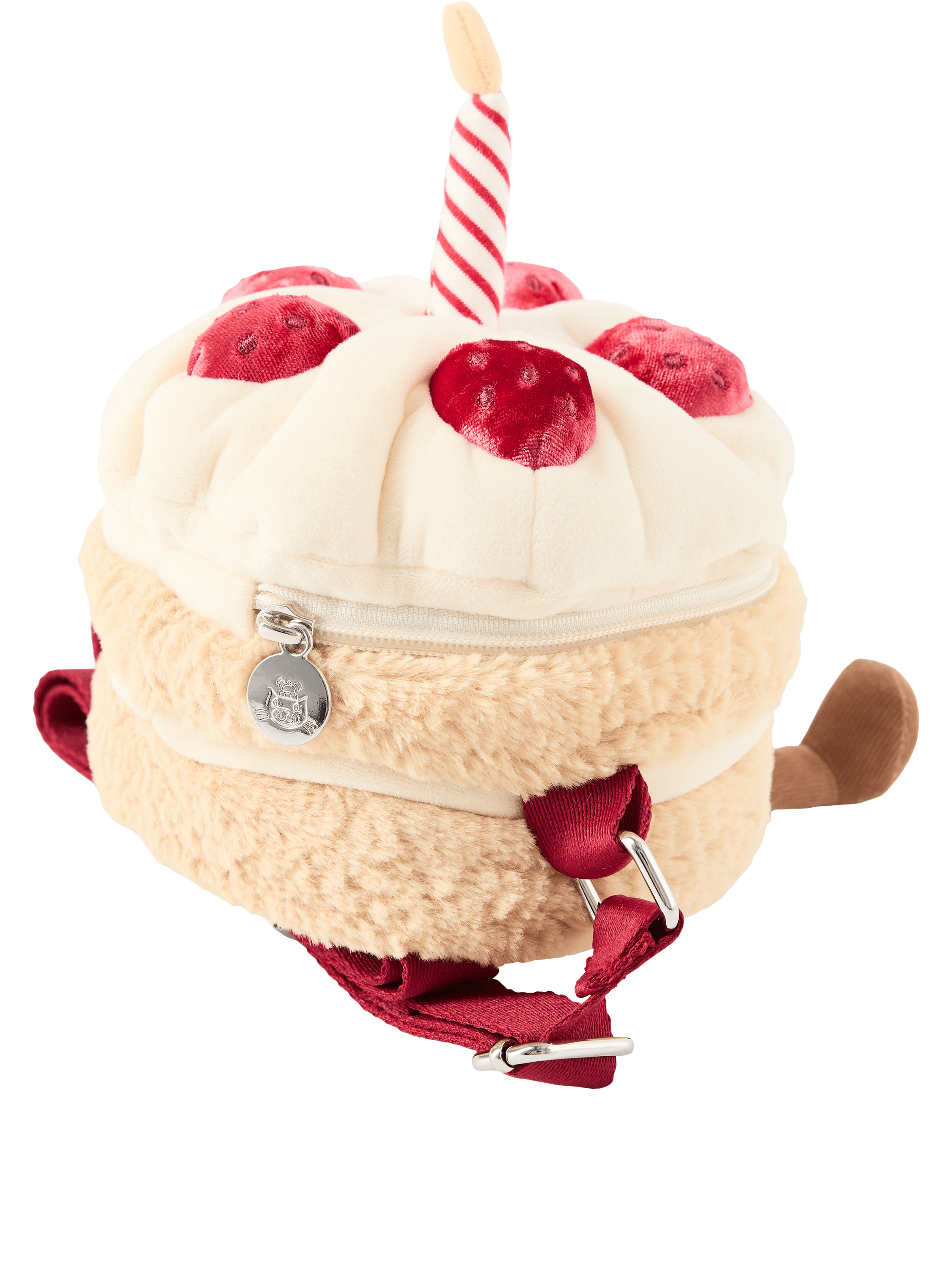 Jellycat Ltd Umhängetasche 'Amuseables Birthday Cake' Beige, Frontansicht – UNGER.DE