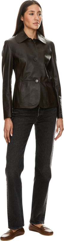 Straight-leg jeans '90s Pinch Waist' in charcoal grey