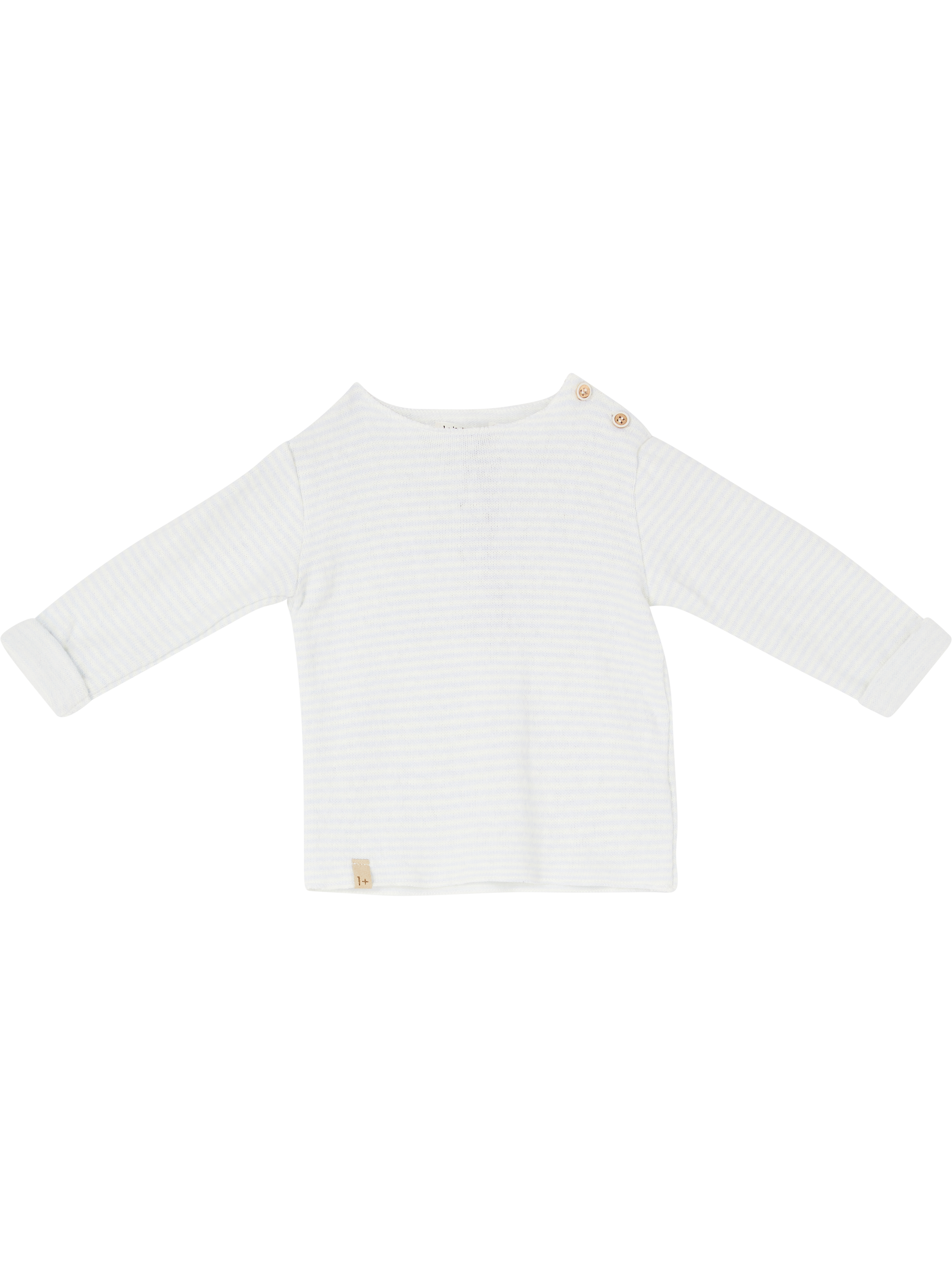 1+ in the family Gestreifter Pullover 'Aubin' Hellblau, Produktansicht – UNGER.DE