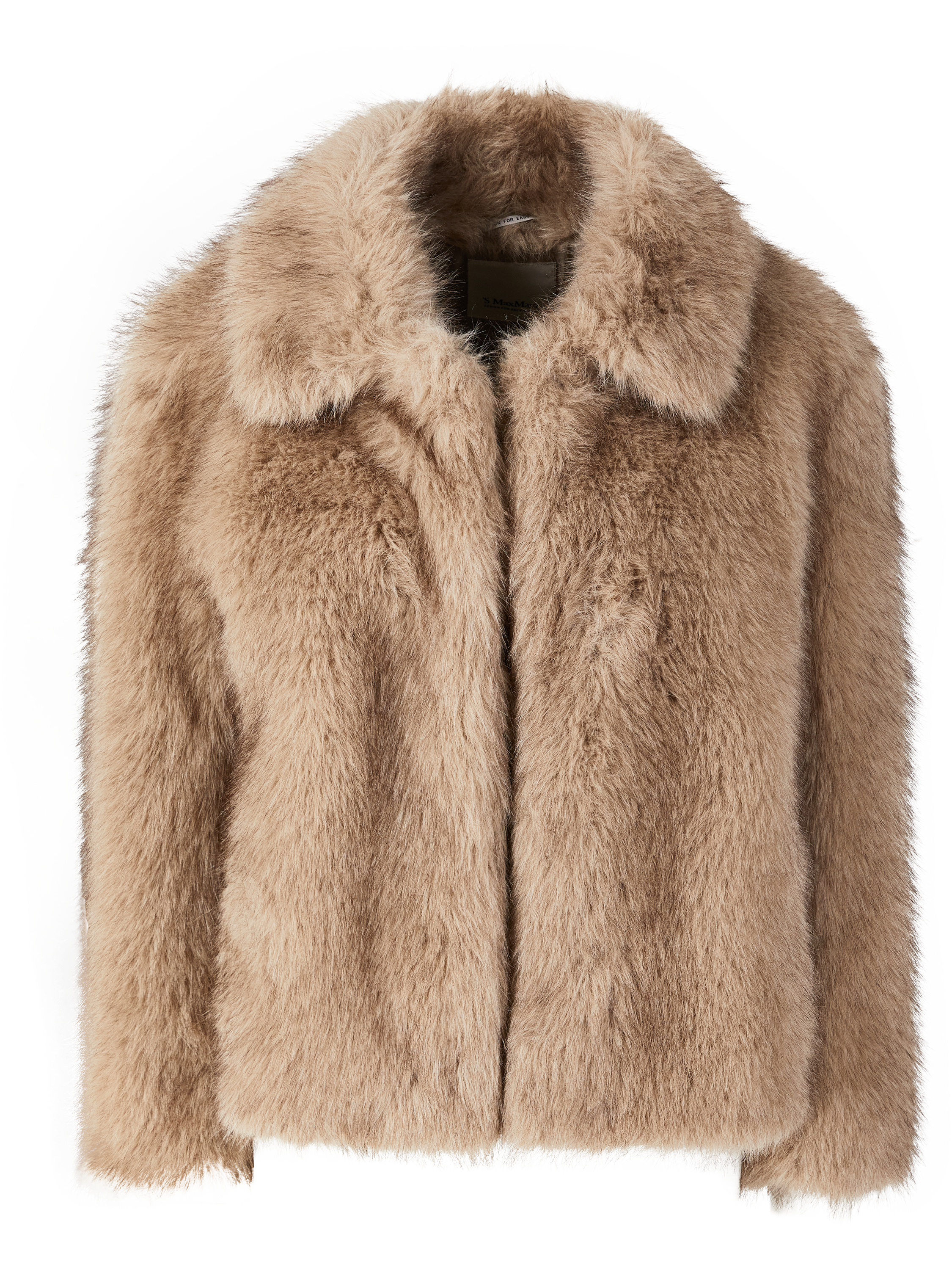 Flauschige Jacke 'Alce' Beige