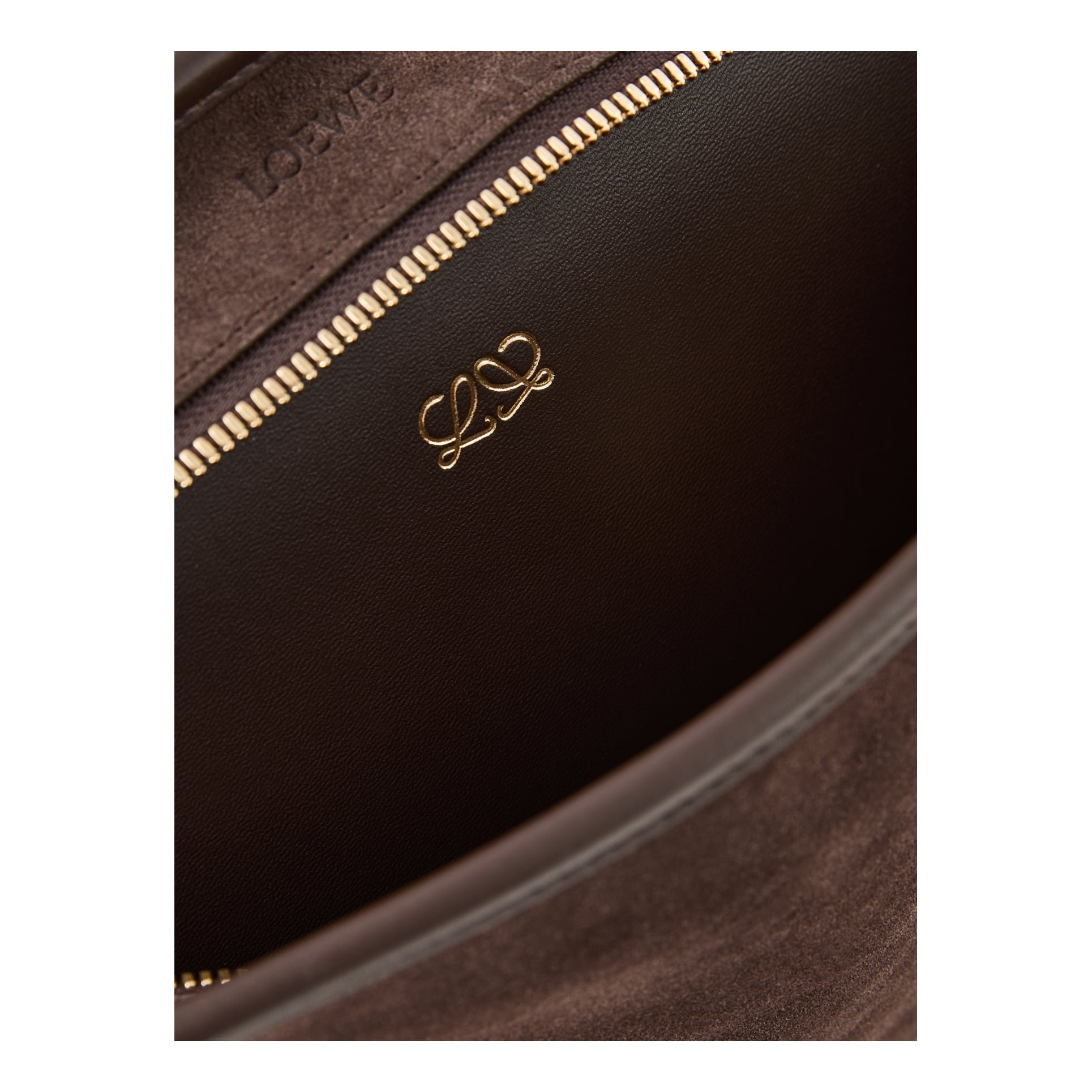 LOEWE Handtasche 'Amazona 180 Medium' Dark Chestnut, Detailansicht – UNGER.DE