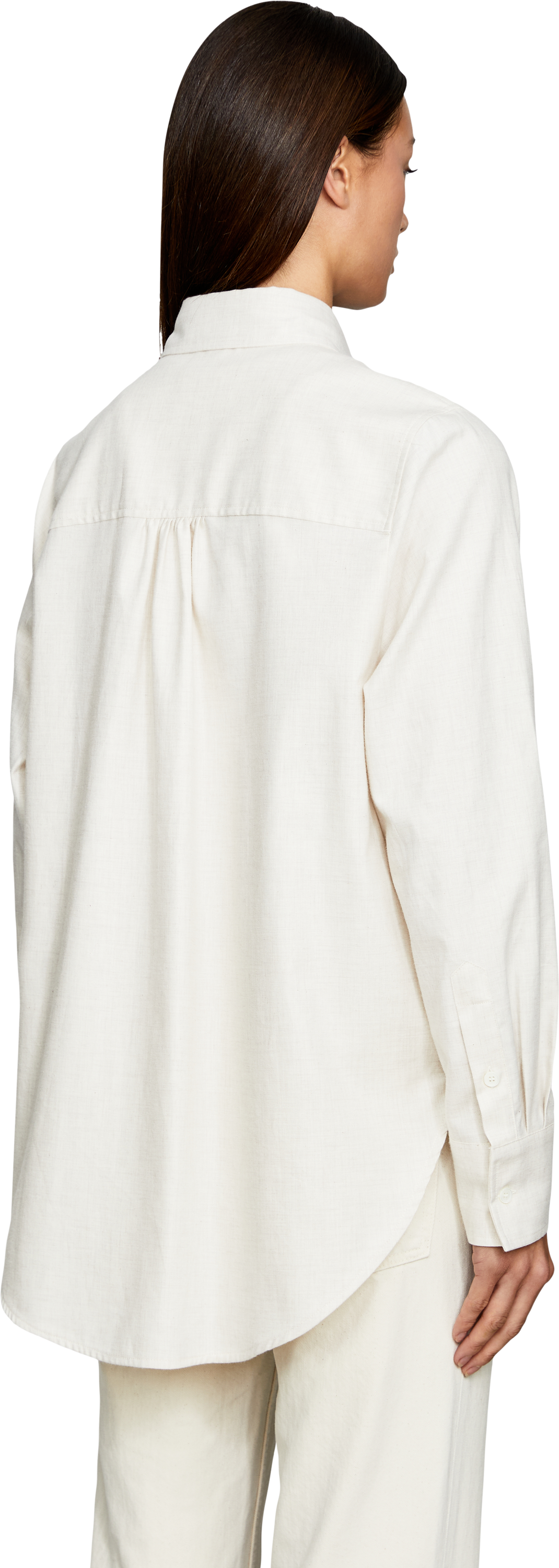 Robert Friedman Hemdbluse 'Mel' Beige, Rückansicht – UNGER.DE