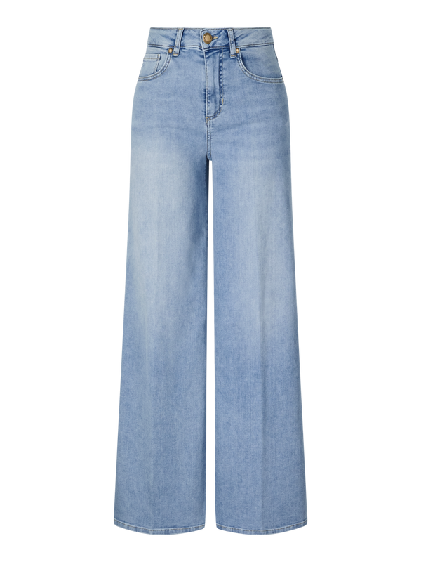 Flared-Cut Jeans 'Maury' Hellblau