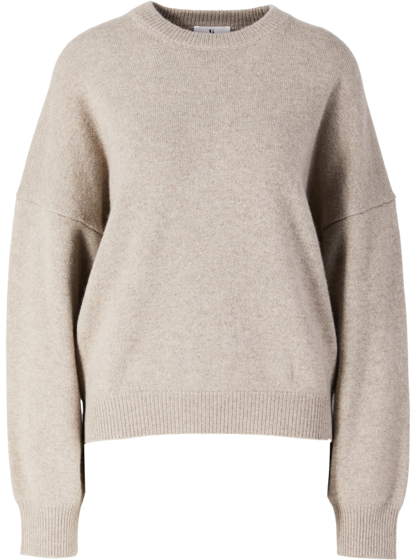 Cashmere-Pullover mit Bubble Silhouette Hazel Melange