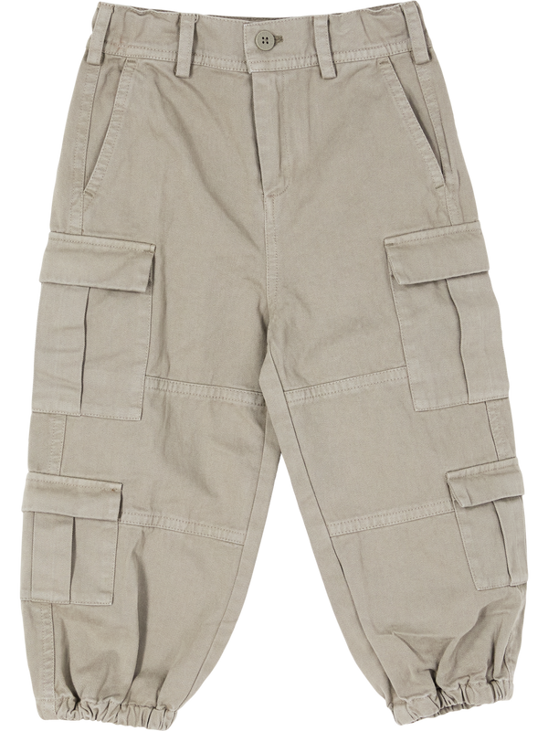 Khaki cargo trousers