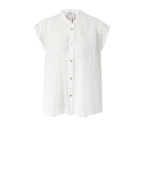 Ärmellose Bluse Weiß