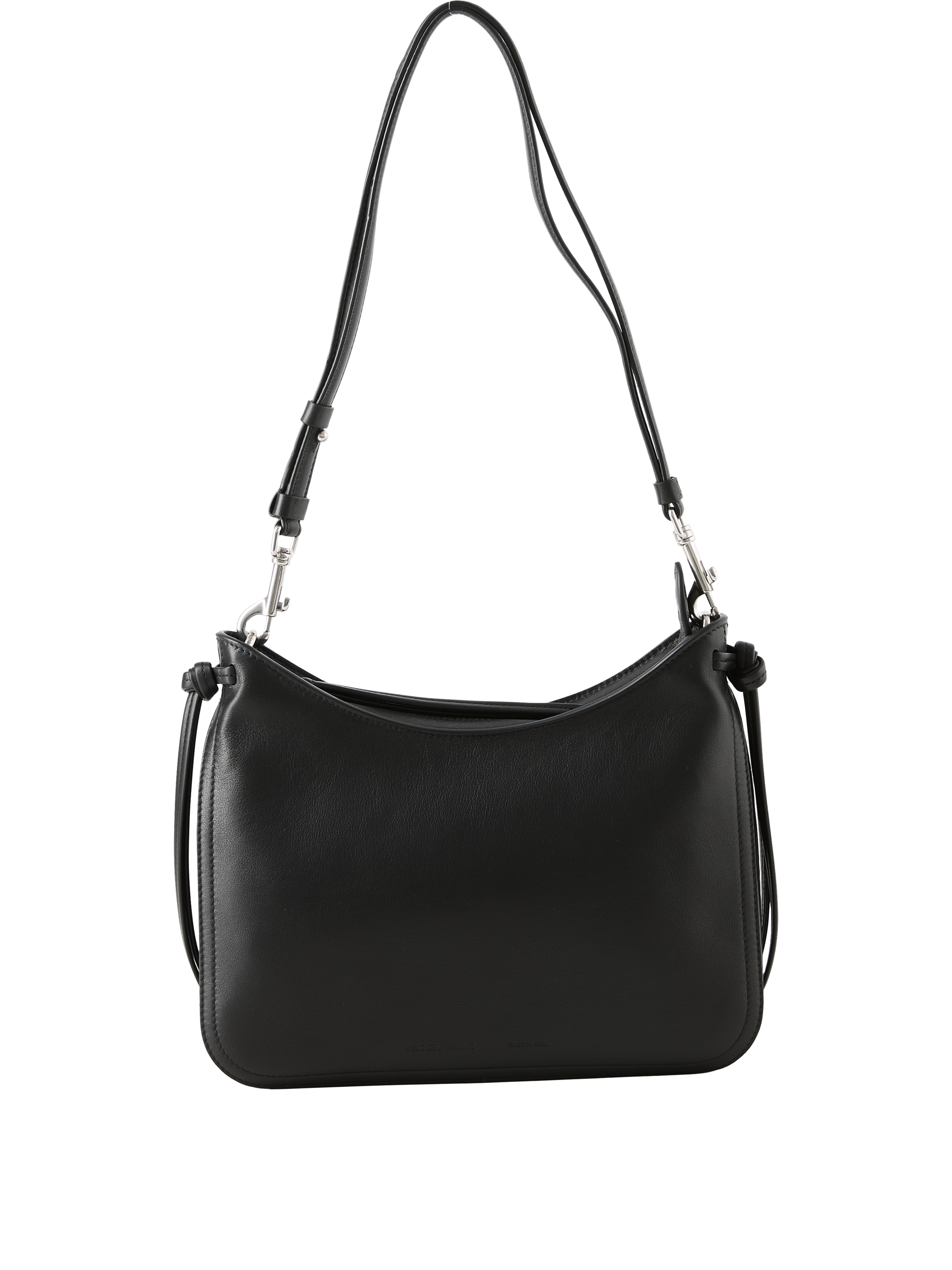Phoebe Philo Schultertasche 'Gig Small' Schwarz, Rückansicht – UNGER.DE