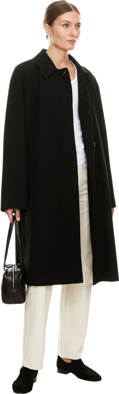 Wollmantel 'Datima' Schwarz