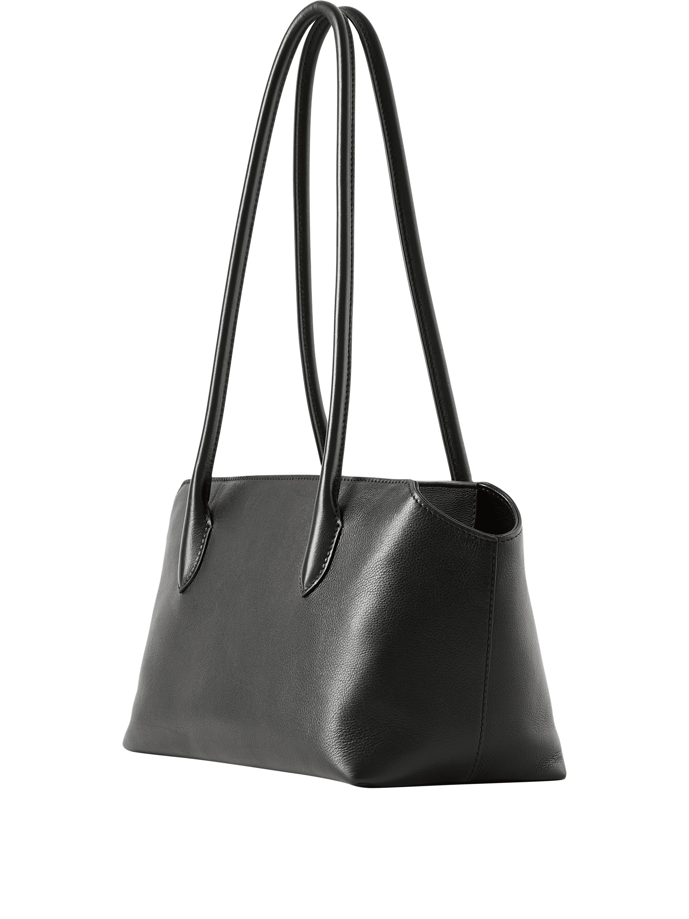 The Row Schultertasche 'Terrasse Small' Schwarz, Frontansicht – UNGER.DE