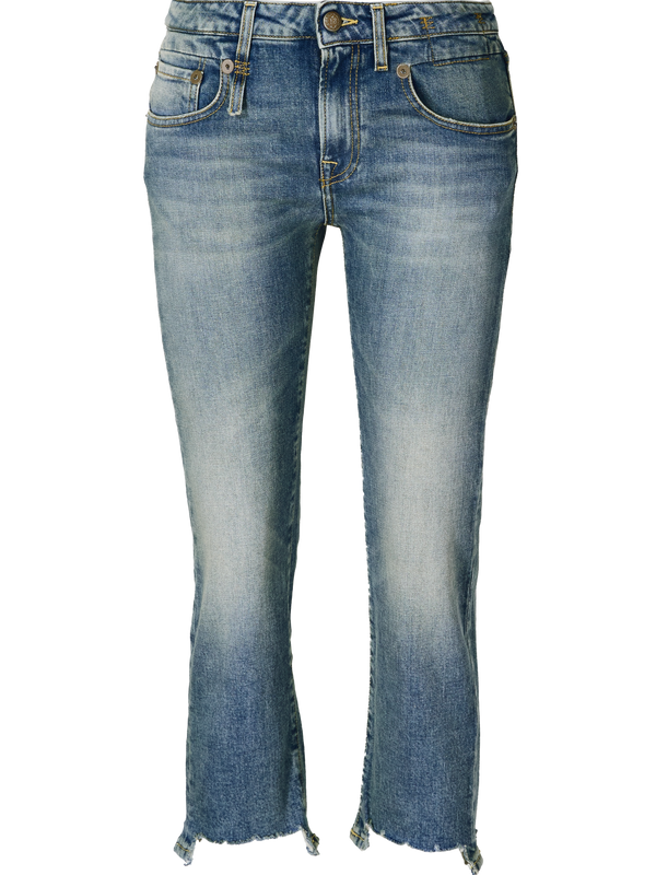 Straight-Leg Jeans 'Boy' Blau