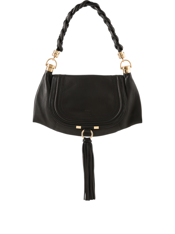 Schultertasche 'Marcie Foulard Small' Schwarz