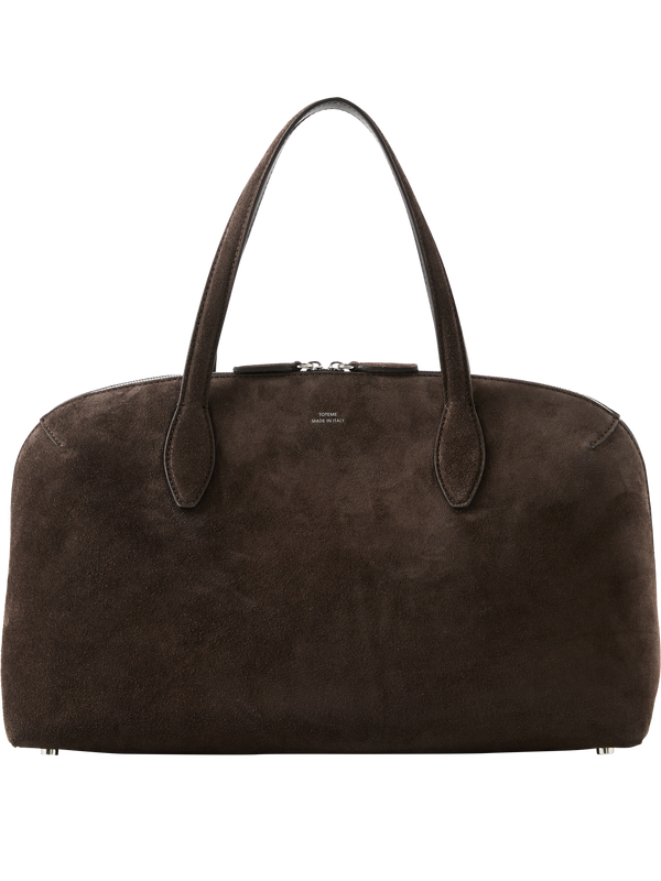 Suede handbag 'Day Tote Medium' dark brown