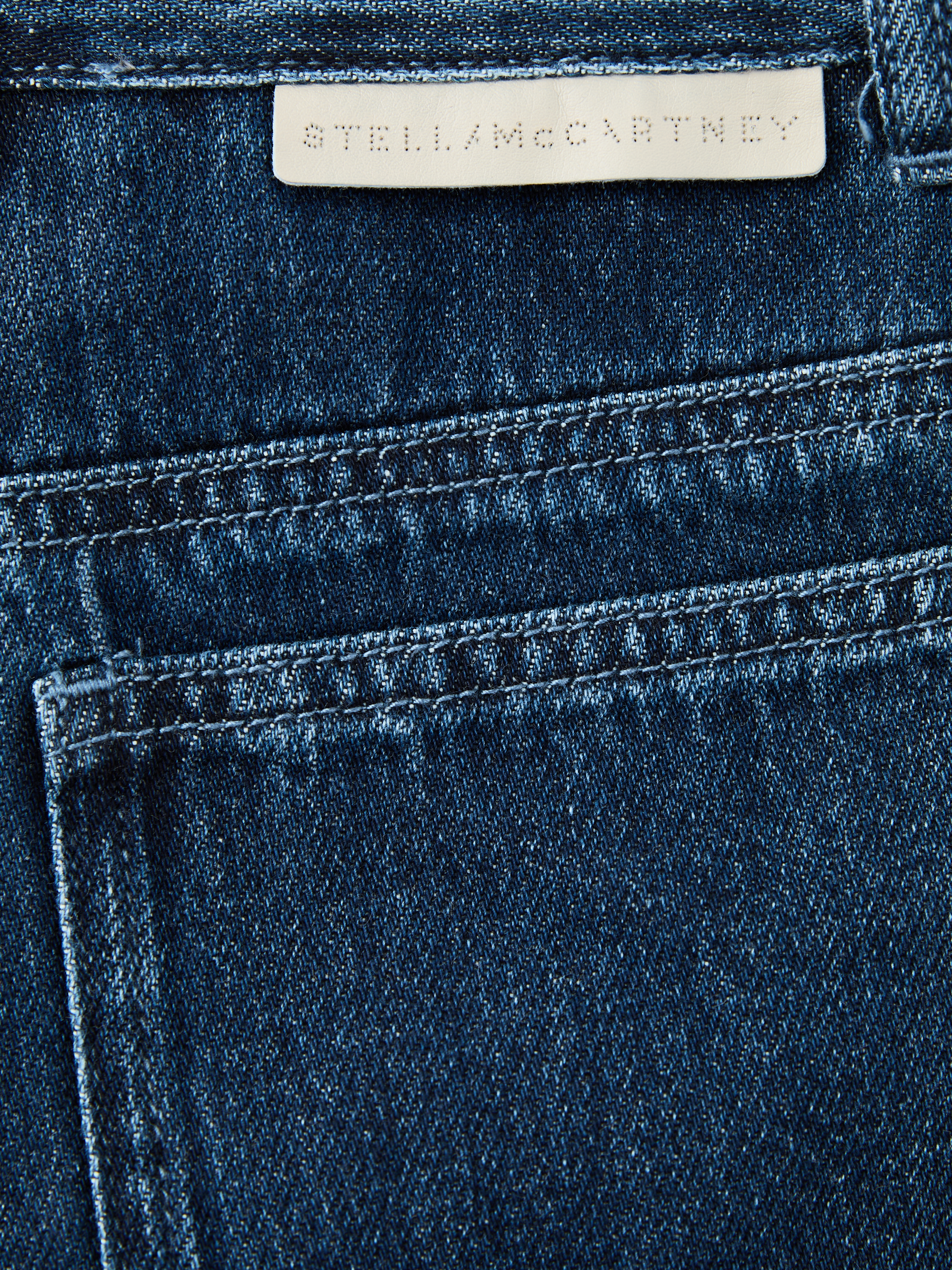 Stella McCartney Kids Jeans mit Stern-Stickereien Dunkelblau, Frontansicht – UNGER.DE
