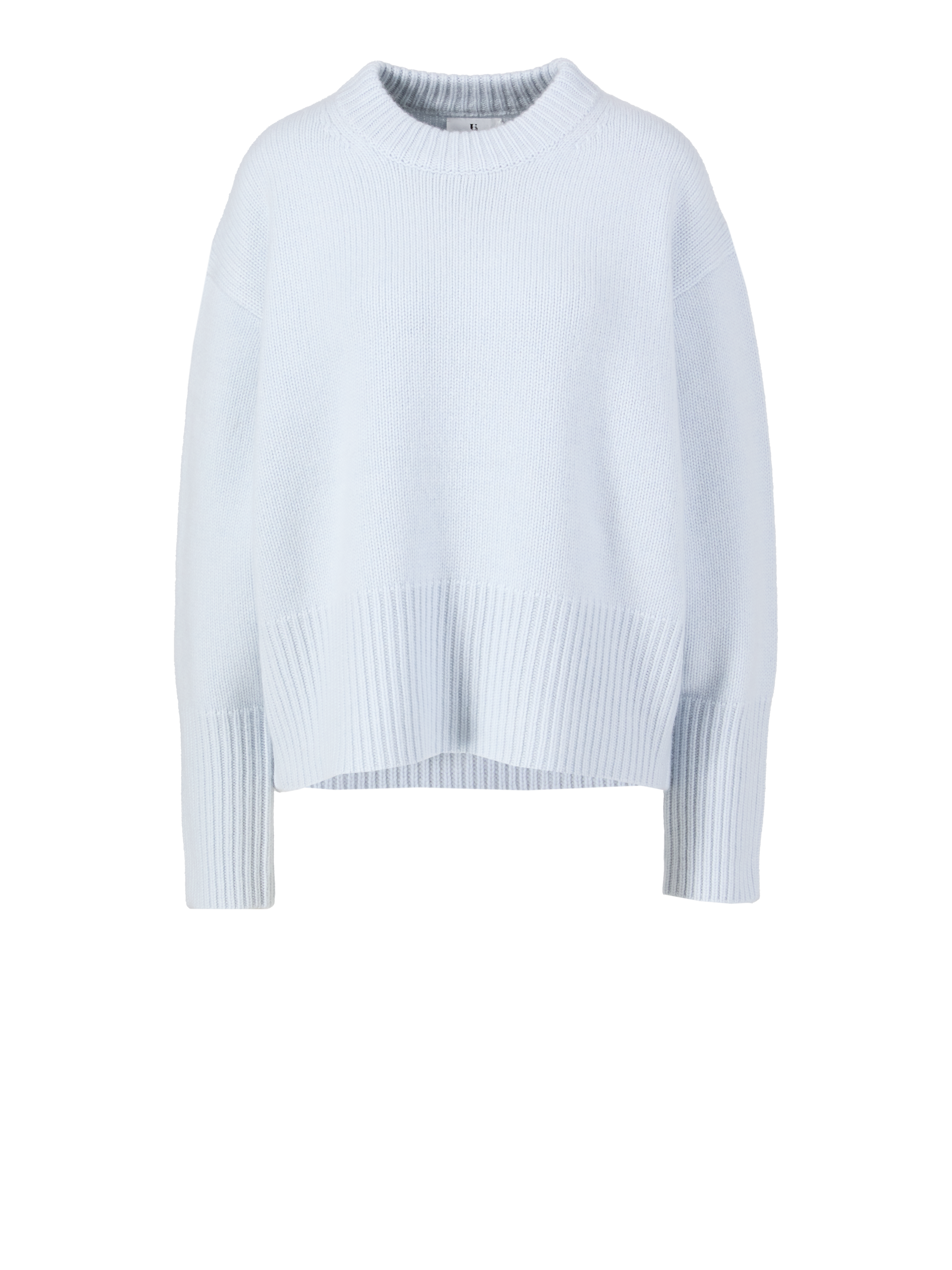 Boxy Cashmere-Pullover Eisblau