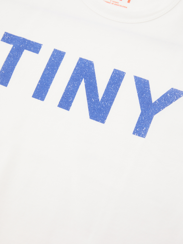 T-Shirt mit Print Weiß