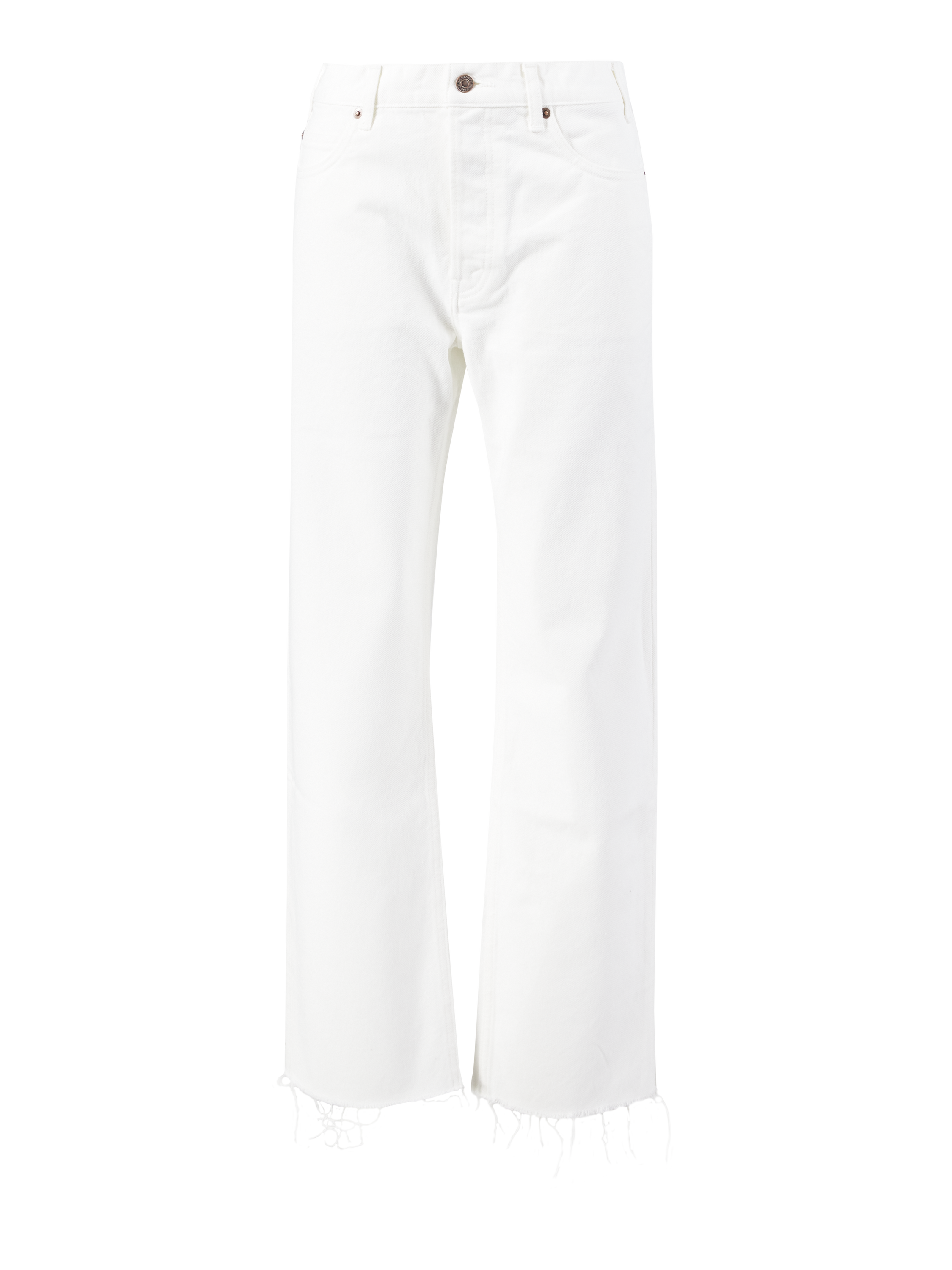 Cropped Jeans 'Polly' Weiß
